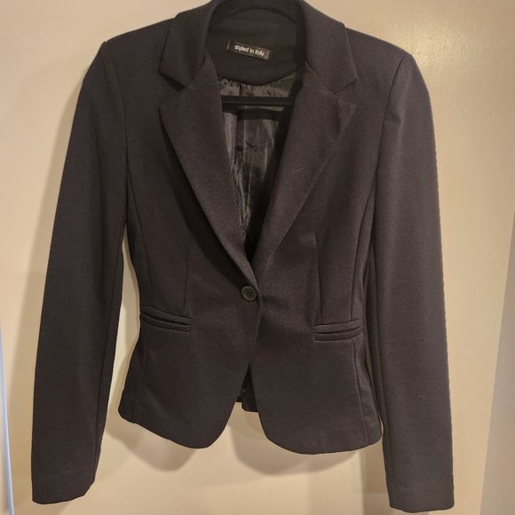 Black fitted blazer - Picture 1 of 1